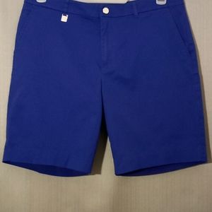 L-RL women's sz 10 5 pocket blue shorts (947)